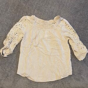 Westport Eyelet Quarter Sleeve Shirt